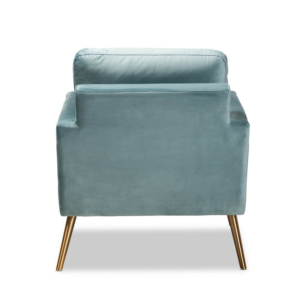 Baxton Studio - Leland Chair in Light Blue/Gold - TSF-6729-Light Blue/Gold-CC view 4