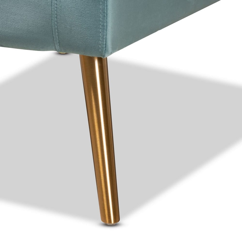 Baxton Studio - Leland Chair in Light Blue/Gold - TSF-6729-Light Blue/Gold-CC view 6