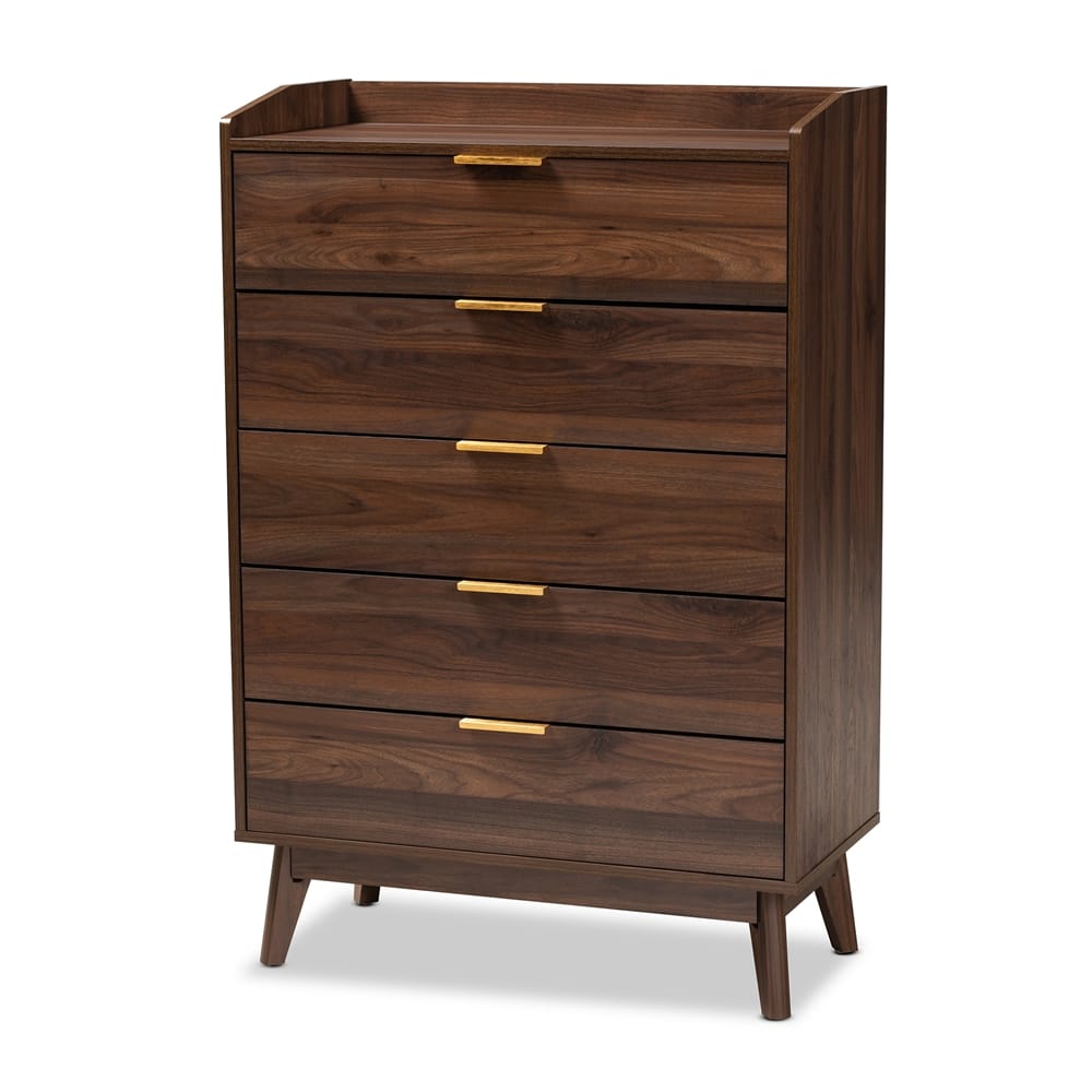 Baxton Studio - Lena Chest in 0 - LV4COD4232WI-Columbia-5DW-Chest view 1