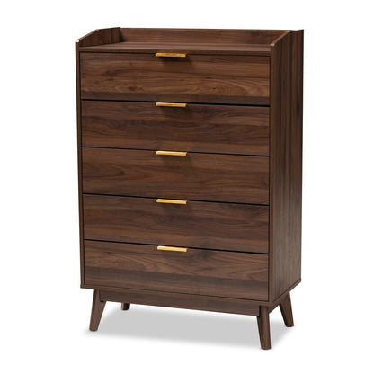 Baxton Studio - Lena Chest in 0 - LV4COD4232WI-Columbia-5DW-Chest view 1