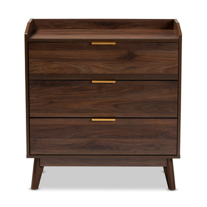 Baxton Studio - Lena Chest in Walnut - LV4COD4230WI-Columbia-3DW-Chest view 2