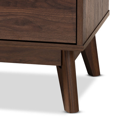 Baxton Studio - Lena Chest in Walnut - LV4COD4230WI-Columbia-3DW-Chest view 5