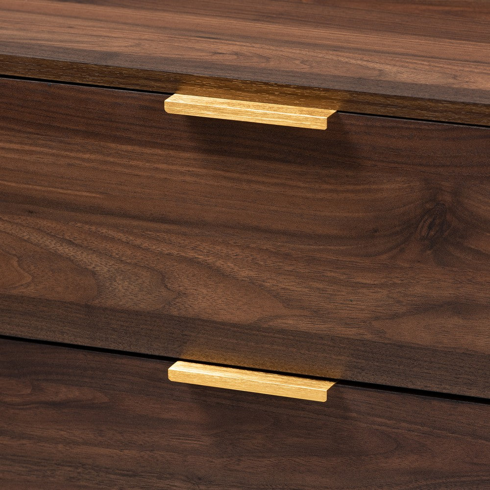 Baxton Studio - Lena Chest in Walnut - LV4COD4230WI-Columbia-3DW-Chest view 6