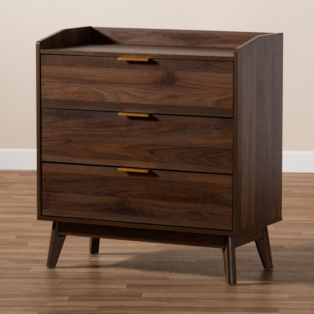 Baxton Studio - Lena Chest in Walnut - LV4COD4230WI-Columbia-3DW-Chest view 7