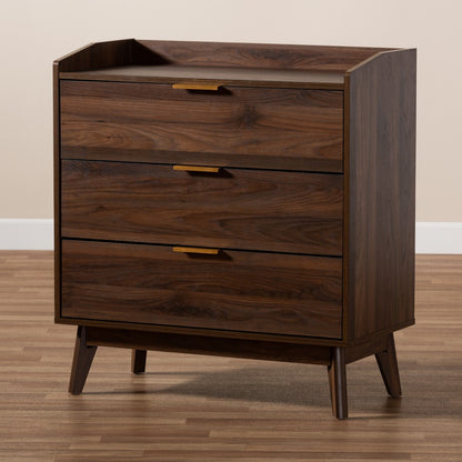 Baxton Studio - Lena Chest in Walnut - LV4COD4230WI-Columbia-3DW-Chest view 7