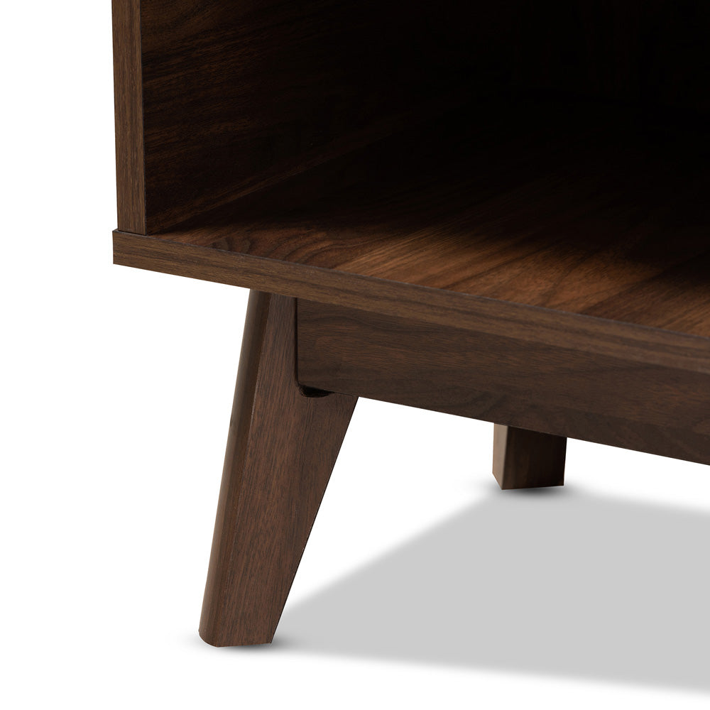 Baxton Studio - Lena Shoe Cabinet in Walnut - LV4SC4150WI-Columbia-Shoe Cabinet view 5