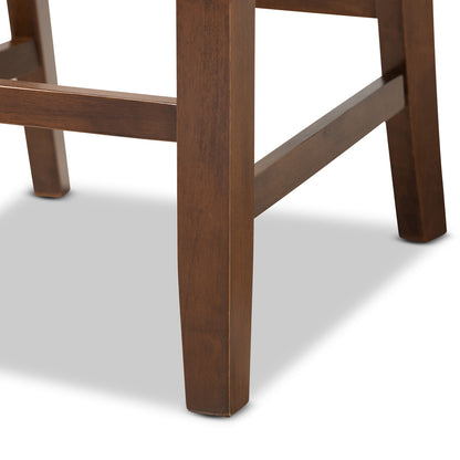 Baxton Studio - LeNoir Pub Set in Grey/Walnut - RH315P-Grey/Walnut-5PC Pub Set view 6