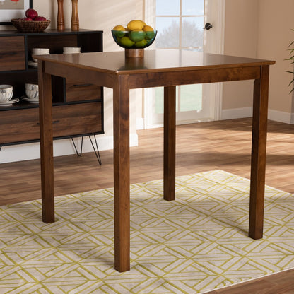 Baxton Studio - LeNoir Pub Table in Walnut - RH7070T-Walnut-PT view 4
