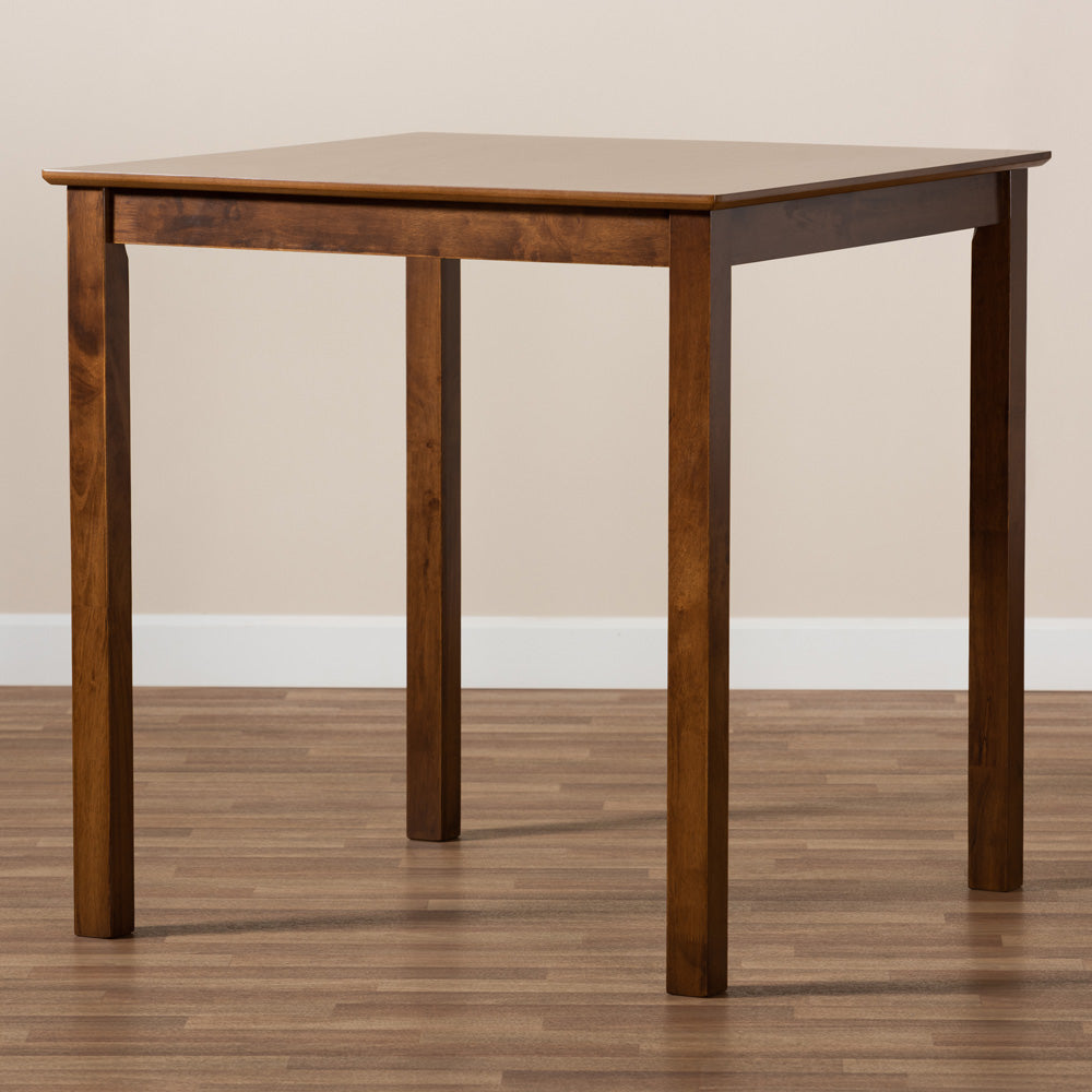 Baxton Studio - LeNoir Pub Table in Walnut - RH7070T-Walnut-PT view 5