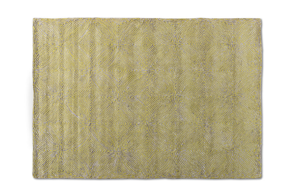 Baxton Studio - Leora Rug - Leora-Lime/Silver-Rug view 1