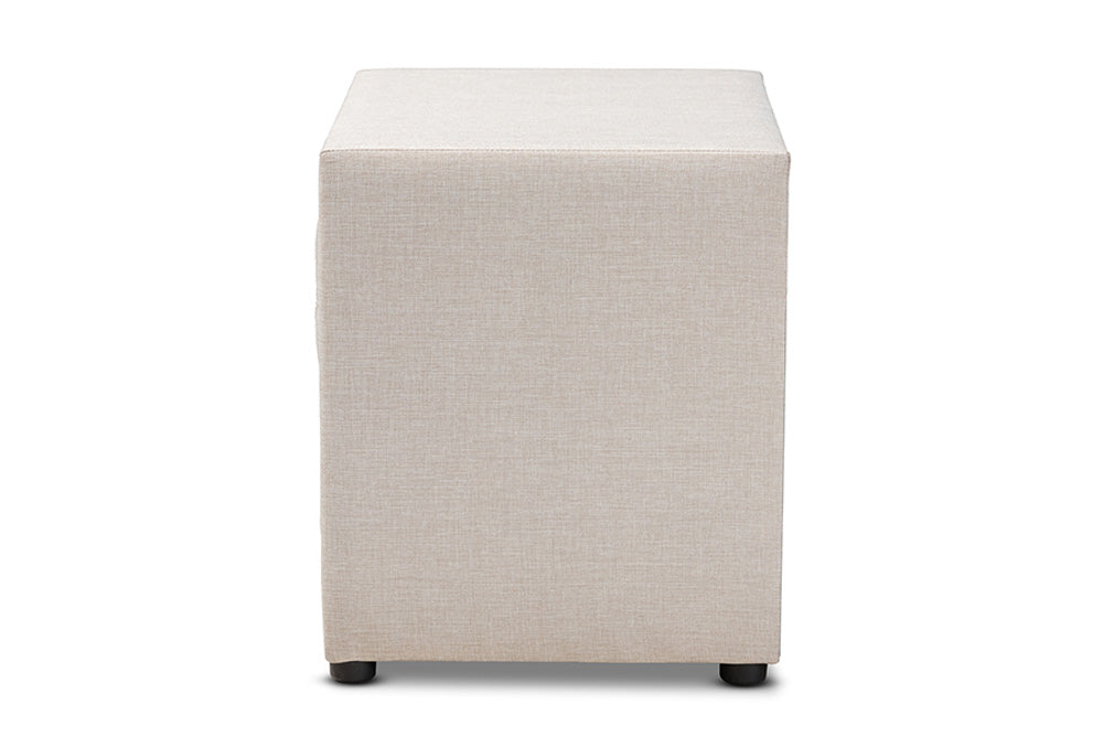 Baxton Studio - Lepine Nightstand - BBT3164-Light Beige-NS view 4