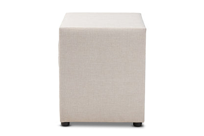 Baxton Studio - Lepine Nightstand - BBT3164-Light Beige-NS view 4