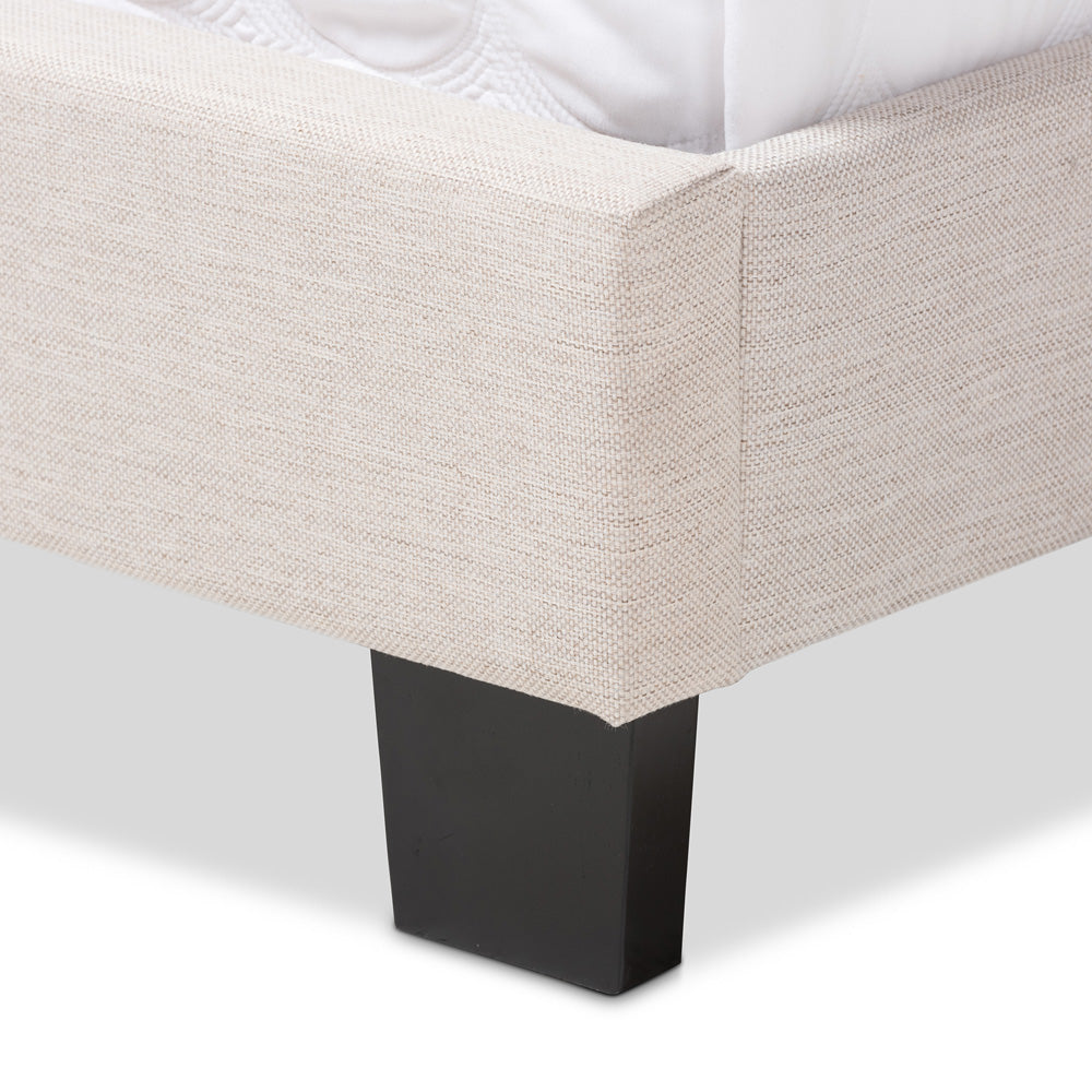 Baxton Studio - Lexi King Size Bed in Light Beige - CF8747-F-Light Beige-King view 5