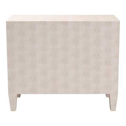 Baxton Studio - Leyna Storage Cabinet in Beige/Brass - JY24A040-Beige Faux Shagreen-Cabinet view 5