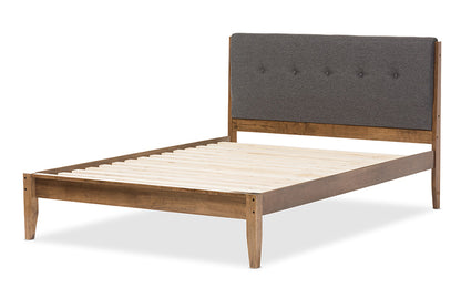 Baxton Studio - Leyton King Size Bed - SW8013-Grey-King view 3