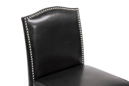 Baxton Studio - Libra Set of 2 Bar Stools in Black - BBT5111 Bar Stool-Black view 3