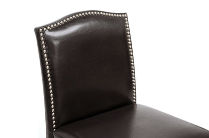 Baxton Studio - Libra Set of 2 Bar Stools in Brown - BBT5111 Bar Stool-Brown view 3