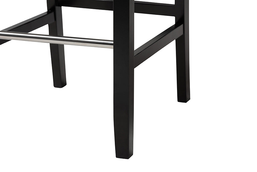 Baxton Studio - Libra Set of 2 Bar Stools in White - BBT5111 Bar Stool-White view 5