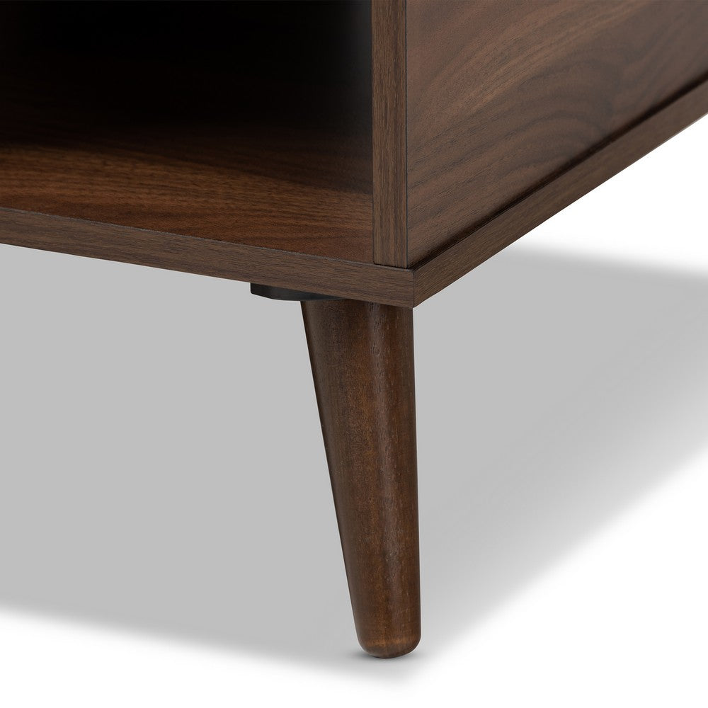 Baxton Studio - Linas Coffee Table in Walnut - CT8001-Columbia Walnut-CT view 4