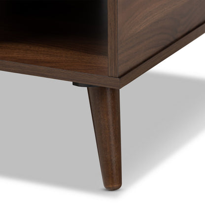 Baxton Studio - Linas Coffee Table in Walnut - CT8001-Columbia Walnut-CT view 4