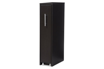 Baxton Studio - Lindo Bookcase in Dark Brown - SH-001-Espresso view 1