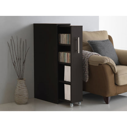 Baxton Studio - Lindo Bookcase in Dark Brown - SH-001-Espresso view 5