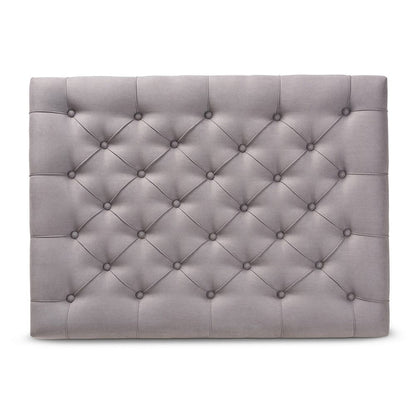 Baxton Studio - Lindsey Ottoman in Charcoal/Greywashed - JY-0002-Grey/Greywashed-Otto view 4
