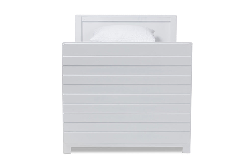 Baxton Studio - Linna Twin Size Daybed - MG8006-White-Twin view 3