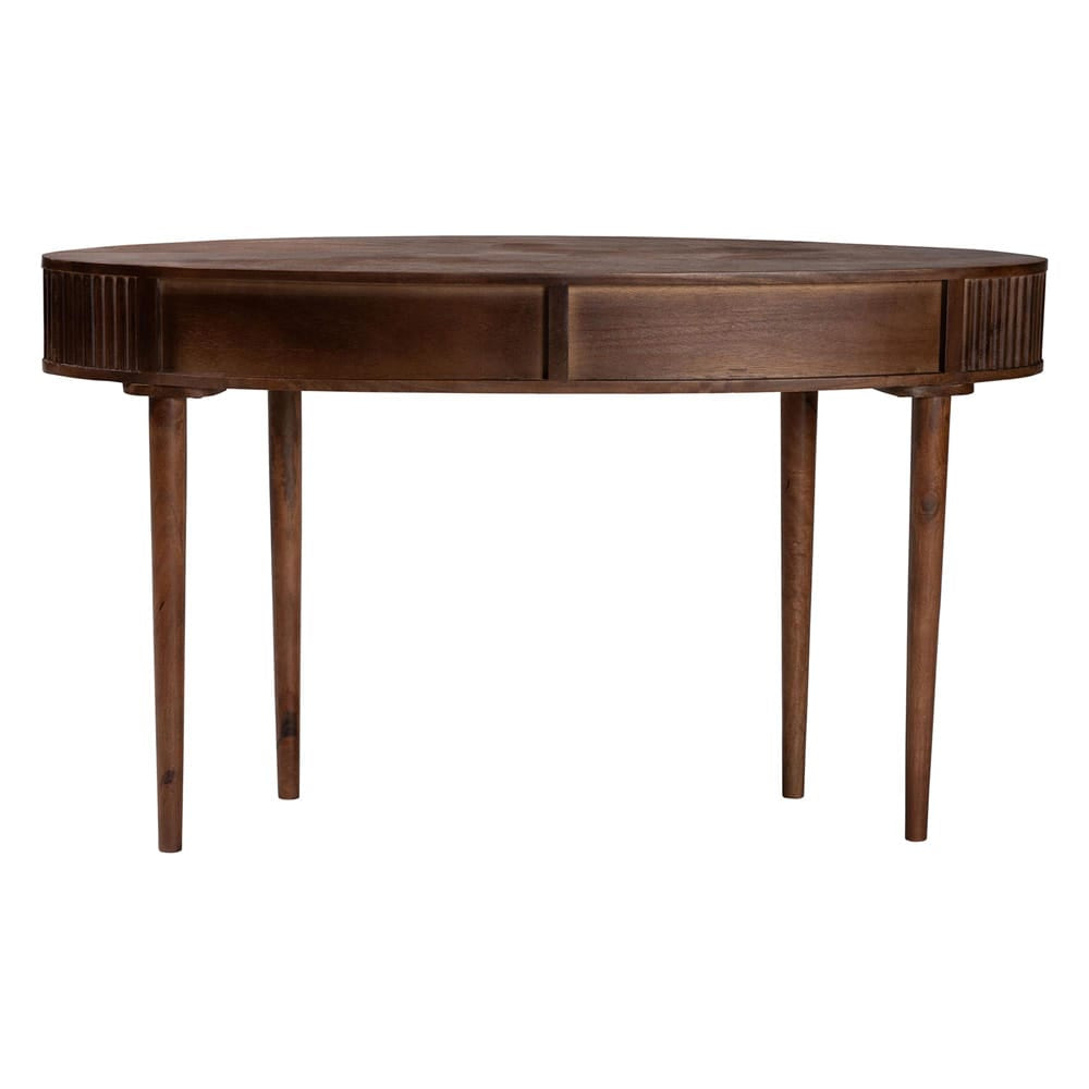 Baxton Studio - Linore Console Table in Dark Walnut Brown - FUR6897-2DW-Console Table view 5