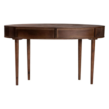 Baxton Studio - Linore Console Table in Dark Walnut Brown - FUR6897-2DW-Console Table view 5