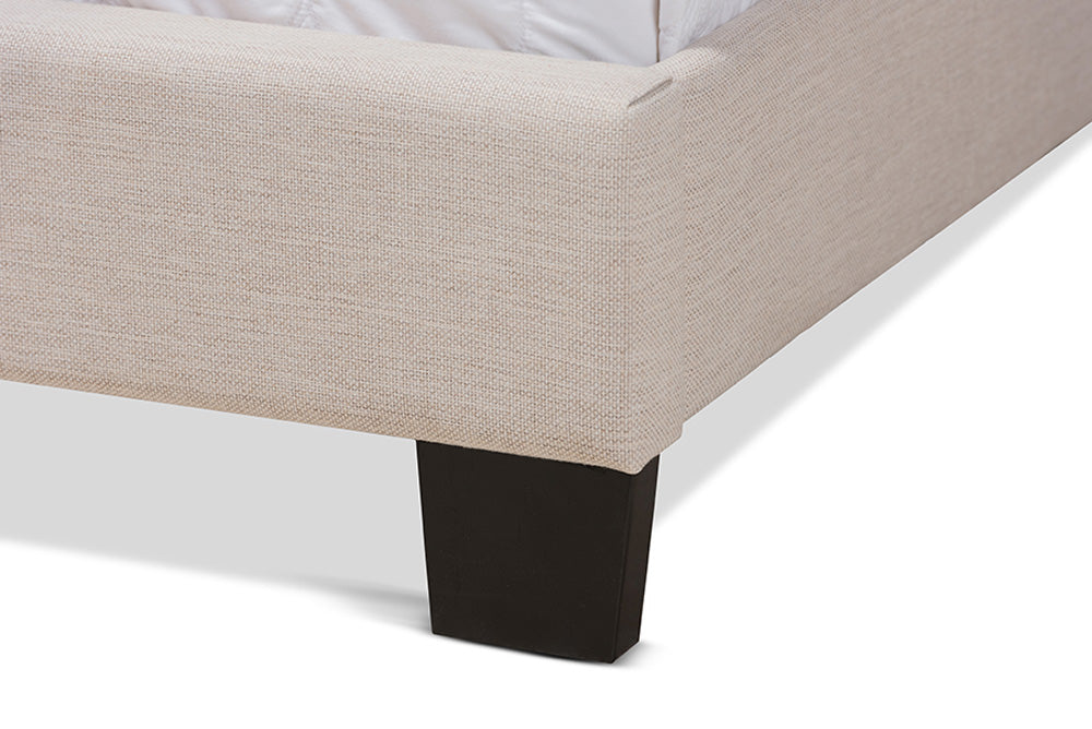 Baxton Studio - Lisette Full Size Bed - CF8031B-Beige-Full view 6