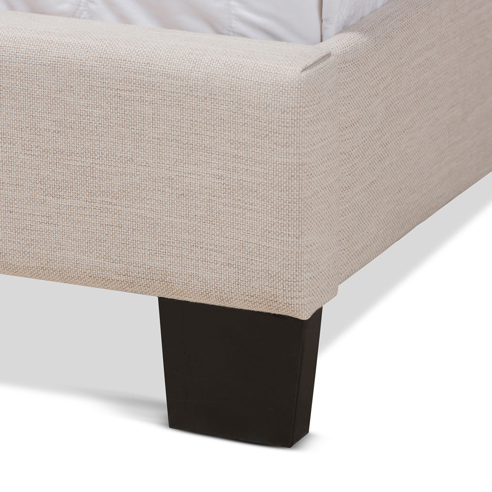 Baxton Studio - Lisette King Size Bed in Beige - CF8031B-Beige-King view 5
