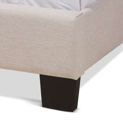 Baxton Studio - Lisette King Size Bed in Beige - CF8031B-Beige-King view 5