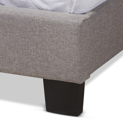 Baxton Studio - Lisette King Size Bed in Grey - CF8031B-Grey-King view 5