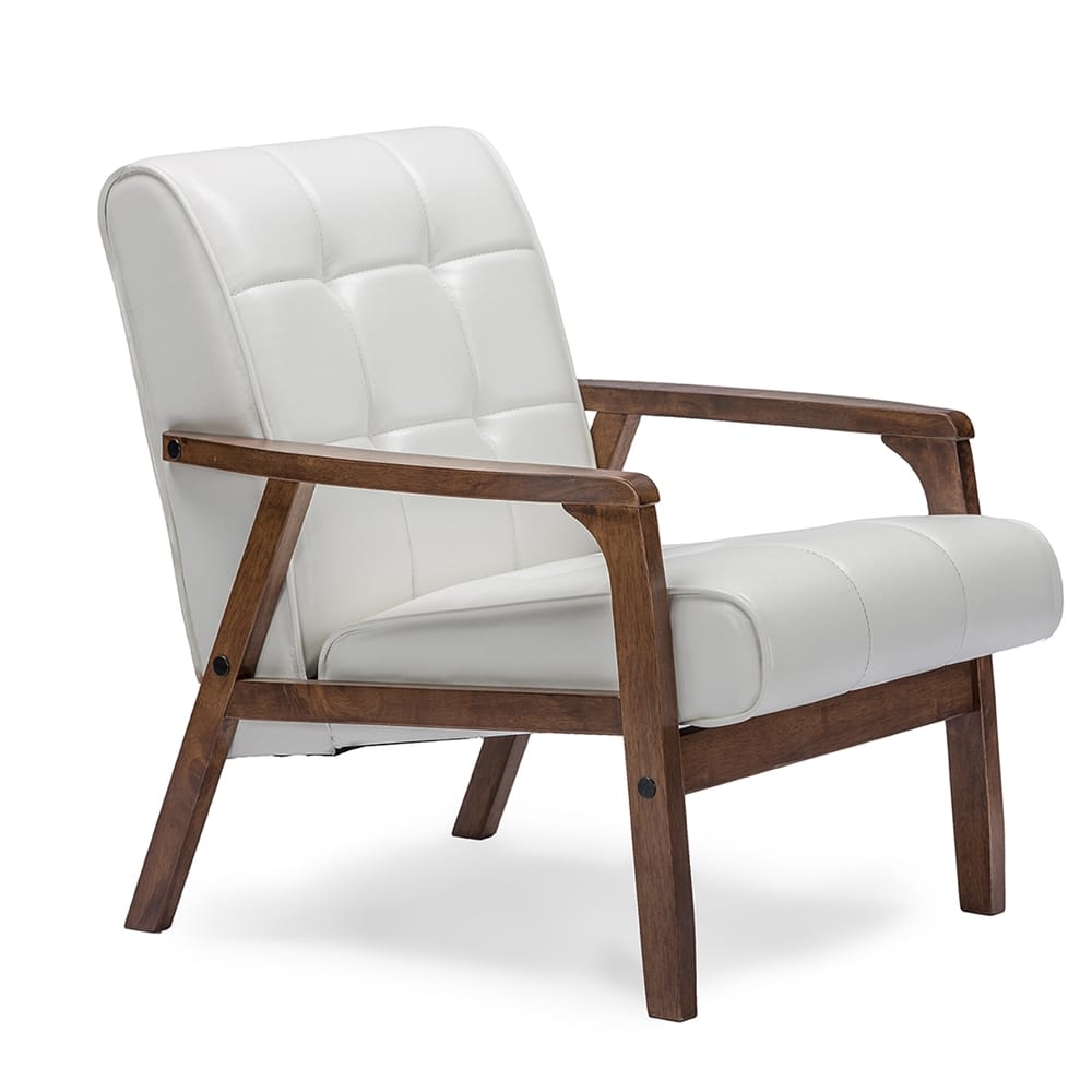 Baxton Studio - Living Room Chair in White - TOGO CC-109-545 view 1