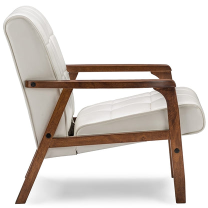 Baxton Studio - Living Room Chair in White - TOGO CC-109-545 view 3