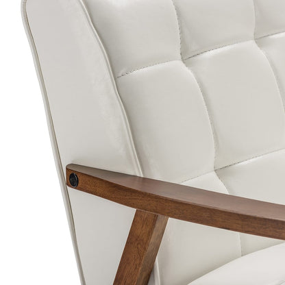 Baxton Studio - Living Room Chair in White - TOGO CC-109-545 view 4