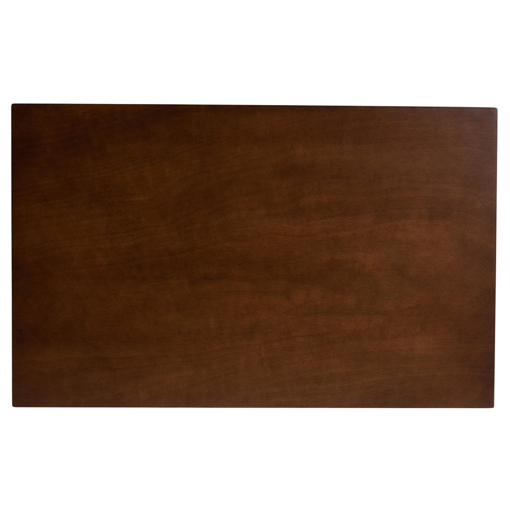 Baxton Studio - Lois Dining Set in Light Beige/Walnut Brown - Danica/Fiesta-Latte/Walnut-5PC Dining Set view 4