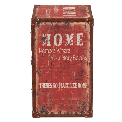 Baxton Studio - Lorand Storage Trunk in Red - SJ14513R-Wooden-Ottoman view 4