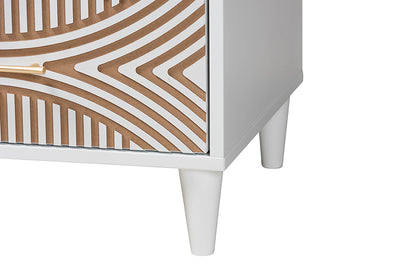 Baxton Studio - Louetta Dresser - SW8000-63D6D-6DW-White-Dresser view 7