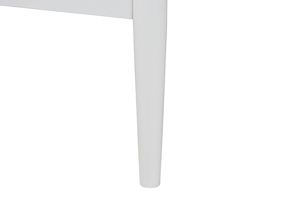 Baxton Studio - Louetta King Bedroom Set - SW8591-White-3PC King Bedroom Set view 10