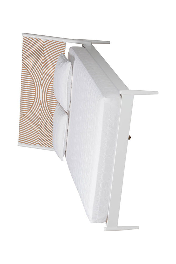 Baxton Studio - Louetta King Size Bed - SW8591-White-King view 1