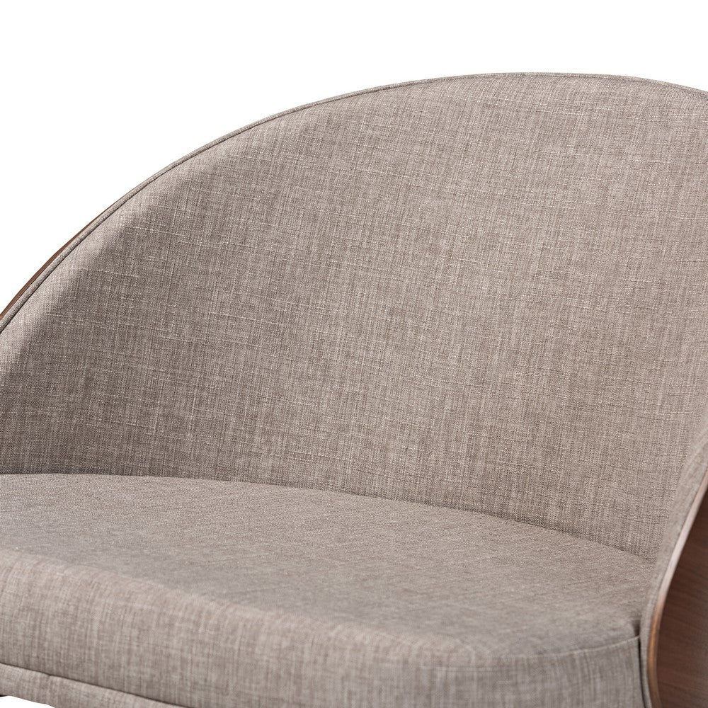 Baxton Studio - Lovella Set of 2 Chairs in Grey/Walnut Brown - Lovella-Walnut-CC view 4