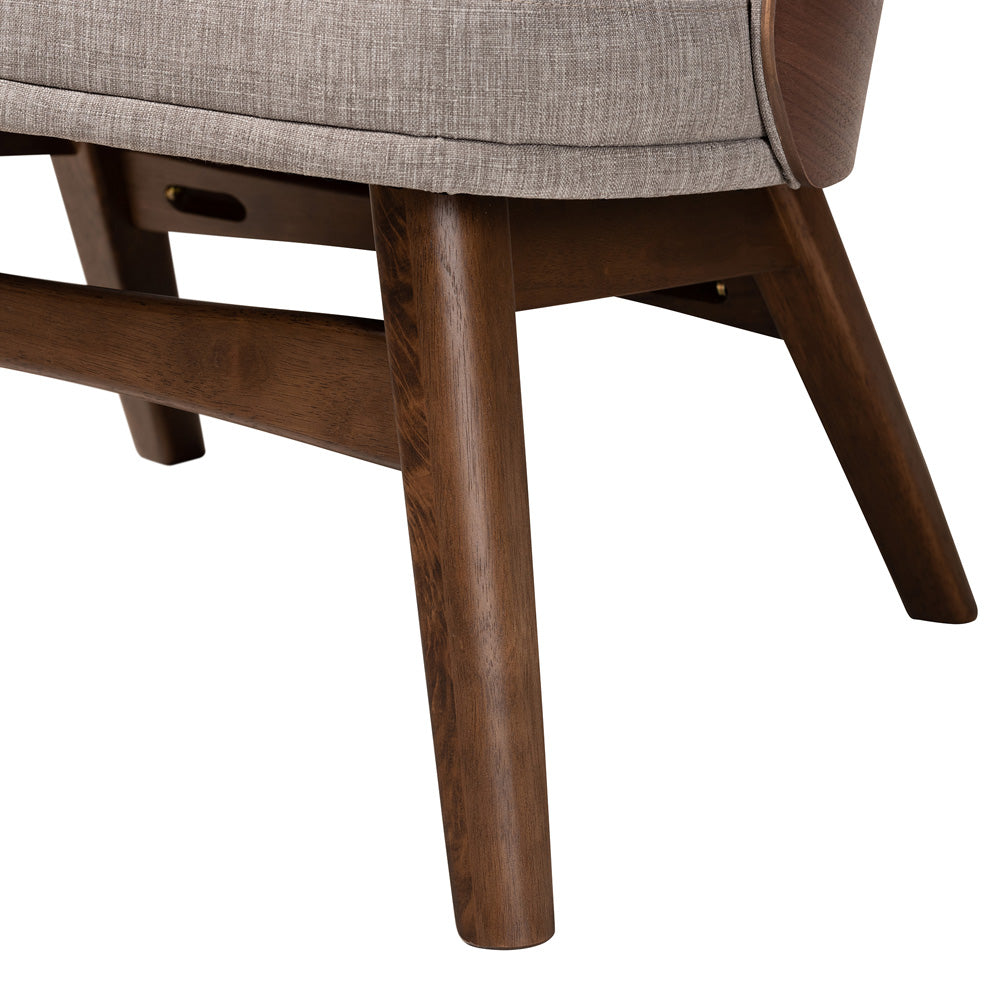 Baxton Studio - Lovella Set of 2 Chairs in Grey/Walnut Brown - Lovella-Walnut-CC view 5