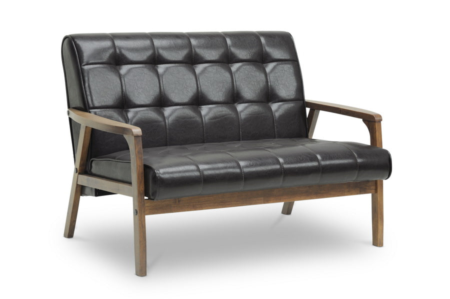 Baxton Studio - Loveseat in Brown - TOGO LS-109-541 view 1