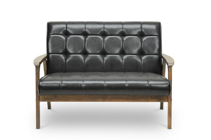 Baxton Studio - Loveseat in Brown - TOGO LS-109-541 view 2