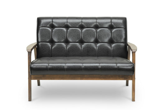 Baxton Studio - Loveseat in Brown - TOGO LS-109-541 view 2