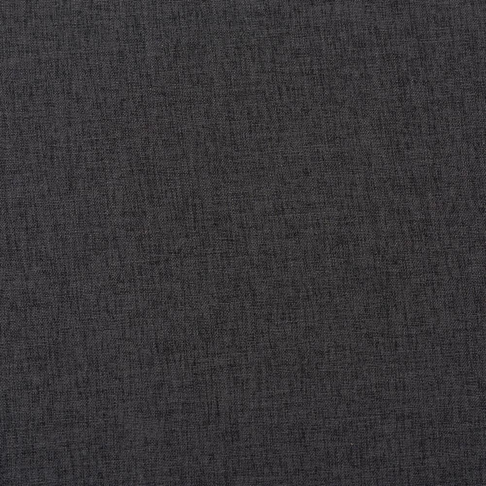 Baxton Studio - Lovise Footstool in Dark Grey - BBT5342-Dark Grey view 4