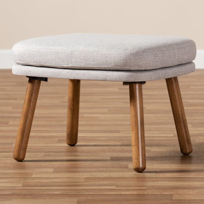Baxton Studio - Lovise Footstool in Greyish Beige - BBT5342-Greyish Beige view 6