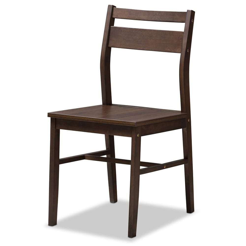 Baxton Studio - Lovy Dining Set in Espresso Brown - Lovy Dining Set view 2